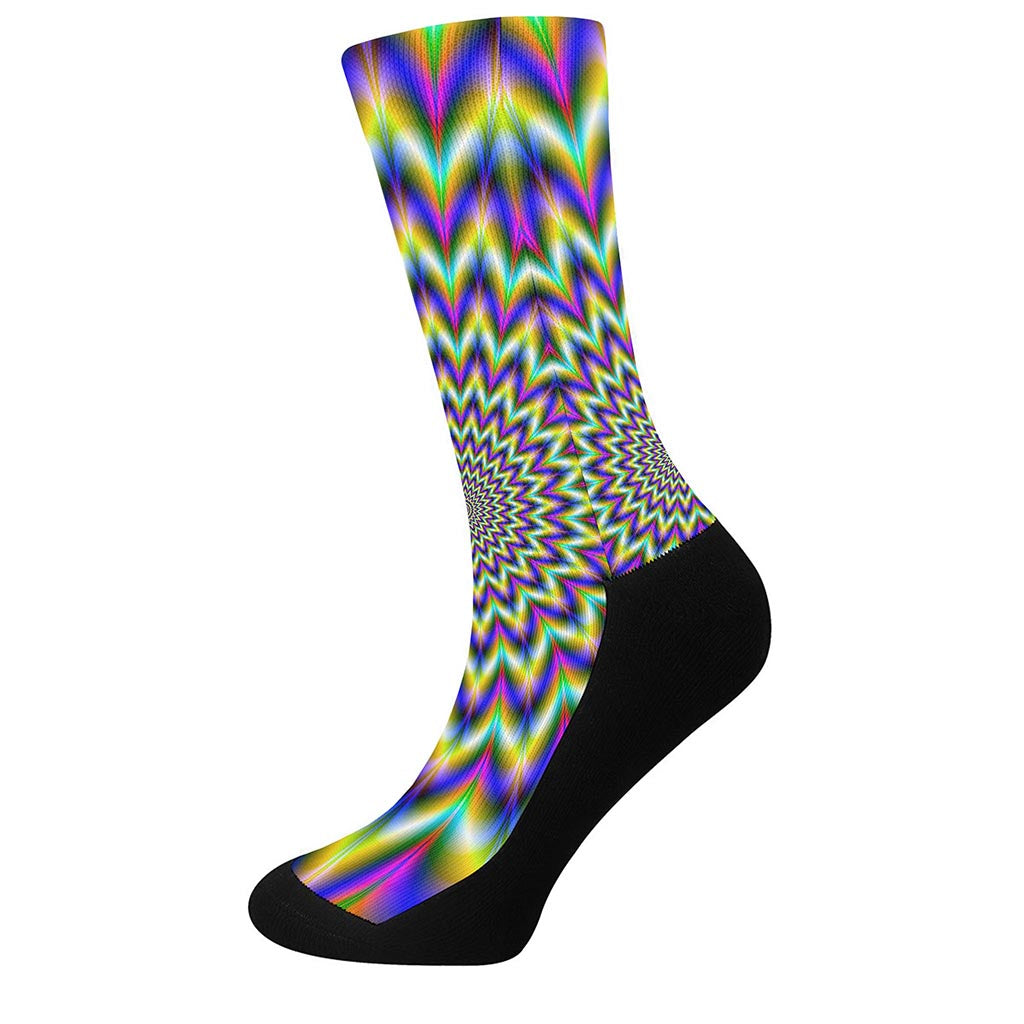 Twinkle Psychedelic Optical Illusion Crew Socks