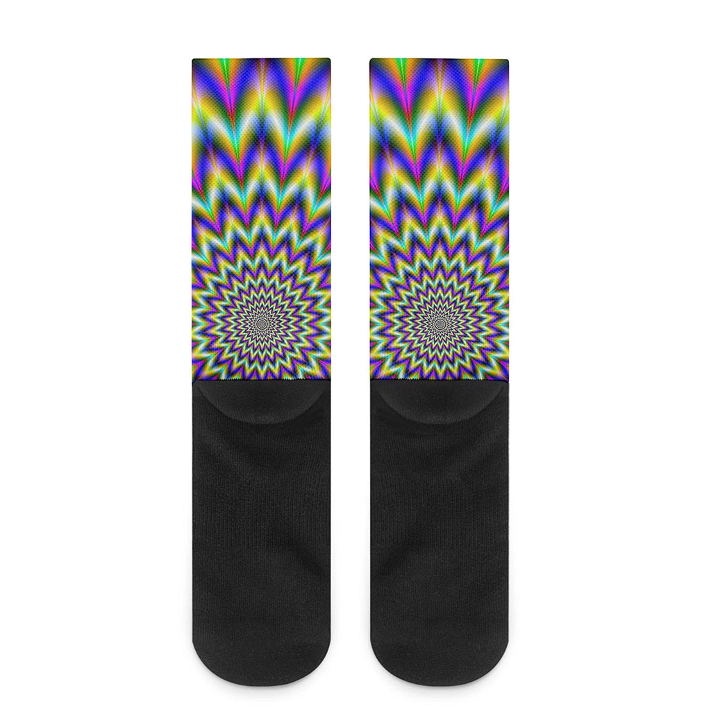 Twinkle Psychedelic Optical Illusion Crew Socks