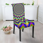 Twinkle Psychedelic Optical Illusion Dining Chair Slipcover