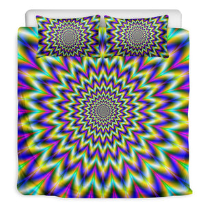 Twinkle Psychedelic Optical Illusion Duvet Cover Bedding Set