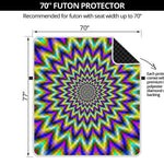 Twinkle Psychedelic Optical Illusion Futon Protector