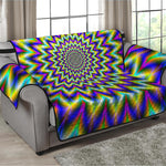 Twinkle Psychedelic Optical Illusion Loveseat Protector