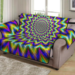 Twinkle Psychedelic Optical Illusion Loveseat Protector