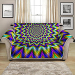 Twinkle Psychedelic Optical Illusion Loveseat Protector