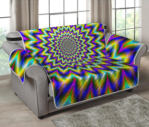 Twinkle Psychedelic Optical Illusion Loveseat Protector