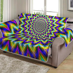 Twinkle Psychedelic Optical Illusion Loveseat Protector