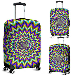 Twinkle Psychedelic Optical Illusion Luggage Cover GearFrost