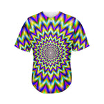 Twinkle Psychedelic Optical Illusion Men's Baseball Jersey