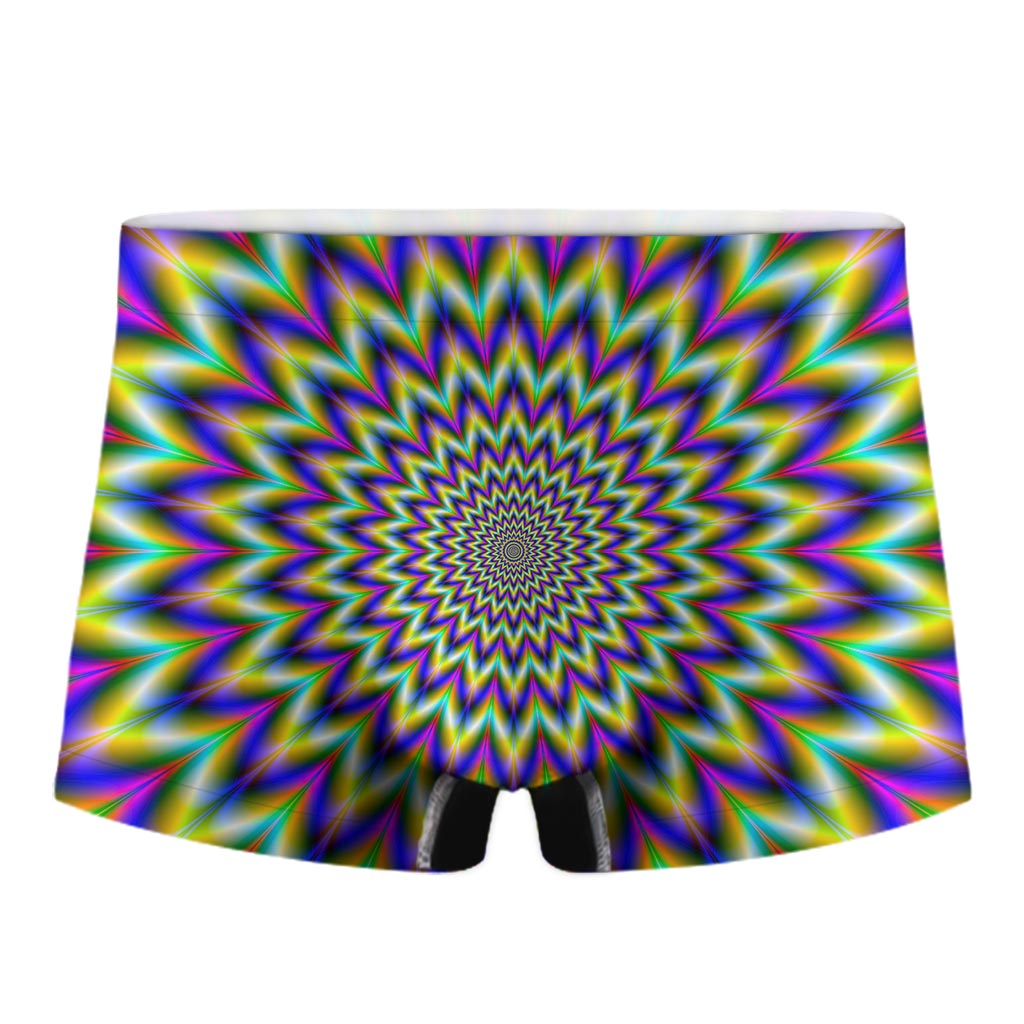 Twinkle Psychedelic Optical Illusion Men's Boxer Briefs
