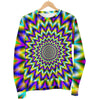 Twinkle Psychedelic Optical Illusion Men's Crewneck Sweatshirt GearFrost