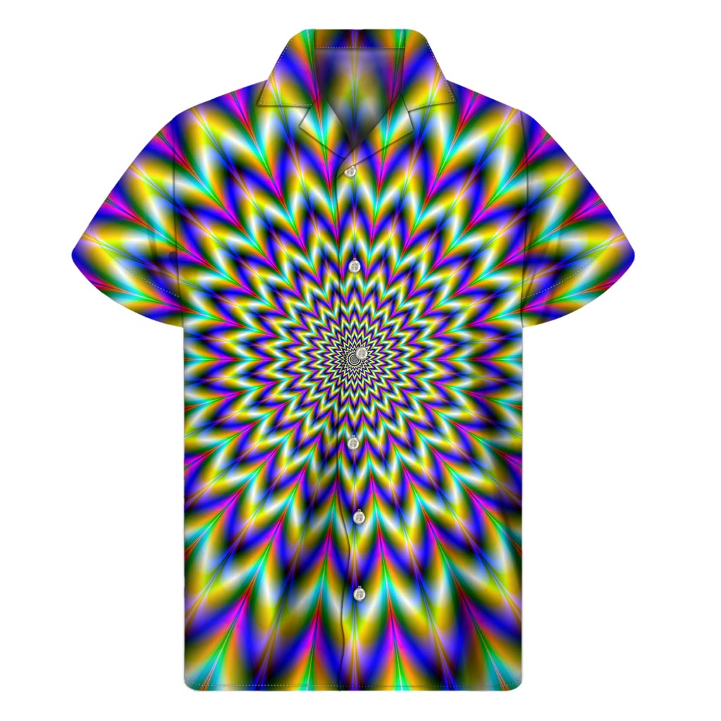 Twinkle Psychedelic Optical Illusion Men's Short Sleeve Shirt