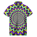 Twinkle Psychedelic Optical Illusion Men's Short Sleeve Shirt