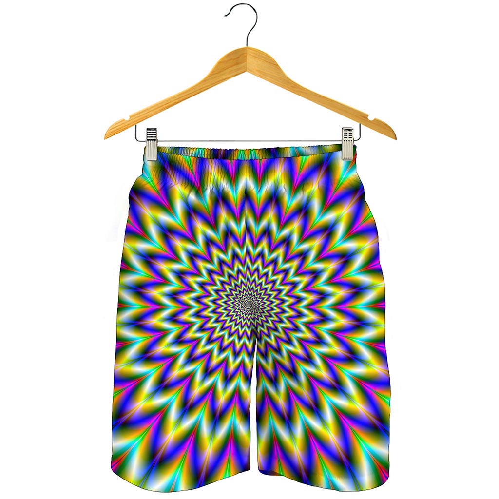 Twinkle Psychedelic Optical Illusion Men's Shorts