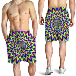 Twinkle Psychedelic Optical Illusion Men's Shorts