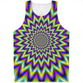 Twinkle Psychedelic Optical Illusion Men's Tank Top