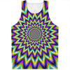 Twinkle Psychedelic Optical Illusion Men's Tank Top