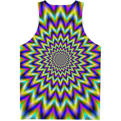 Twinkle Psychedelic Optical Illusion Men's Tank Top
