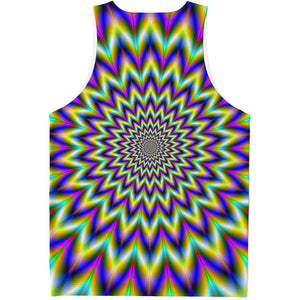 Twinkle Psychedelic Optical Illusion Men's Tank Top