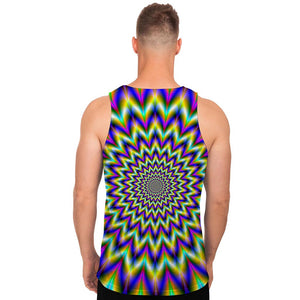 Twinkle Psychedelic Optical Illusion Men's Tank Top