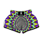 Twinkle Psychedelic Optical Illusion Muay Thai Boxing Shorts