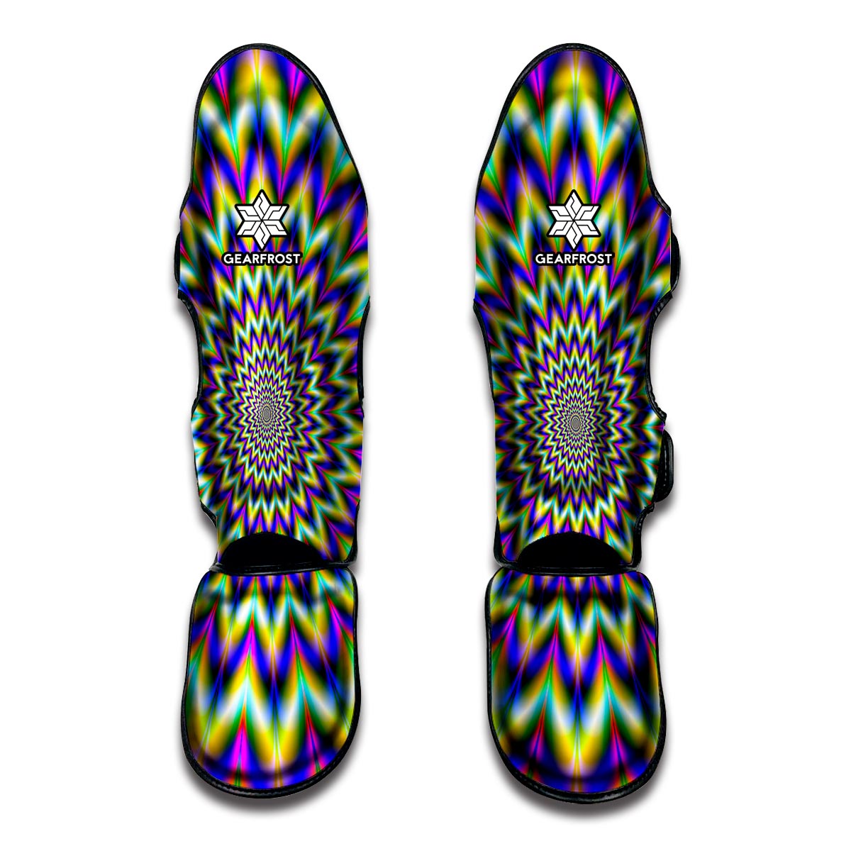 Twinkle Psychedelic Optical Illusion Muay Thai Shin Guard