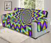 Twinkle Psychedelic Optical Illusion Oversized Sofa Protector