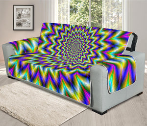 Twinkle Psychedelic Optical Illusion Oversized Sofa Protector