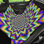 Twinkle Psychedelic Optical Illusion Pet Car Back Seat Cover