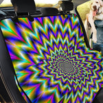 Twinkle Psychedelic Optical Illusion Pet Car Back Seat Cover