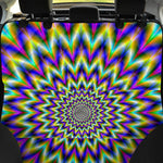 Twinkle Psychedelic Optical Illusion Pet Car Back Seat Cover