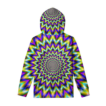 Twinkle Psychedelic Optical Illusion Pullover Hoodie