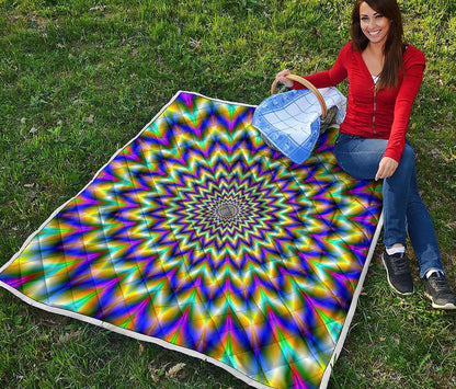 Twinkle Psychedelic Optical Illusion Quilt