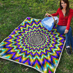 Twinkle Psychedelic Optical Illusion Quilt