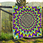 Twinkle Psychedelic Optical Illusion Quilt