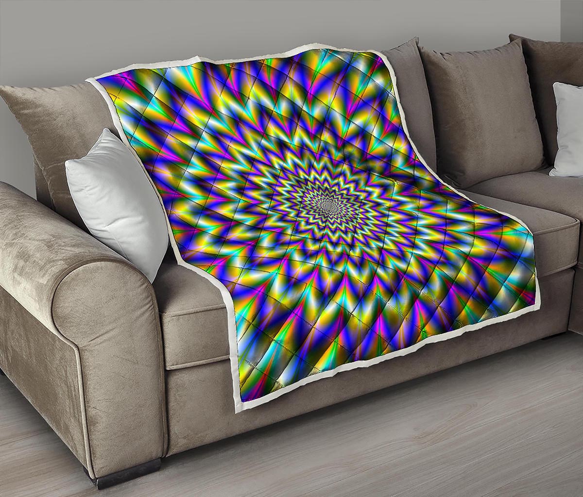 Twinkle Psychedelic Optical Illusion Quilt