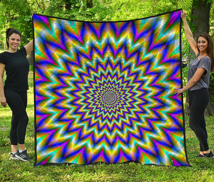 Twinkle Psychedelic Optical Illusion Quilt