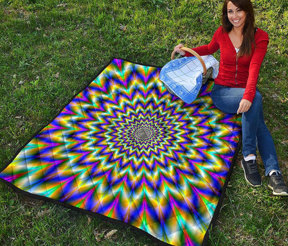 Twinkle Psychedelic Optical Illusion Quilt