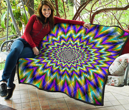 Twinkle Psychedelic Optical Illusion Quilt