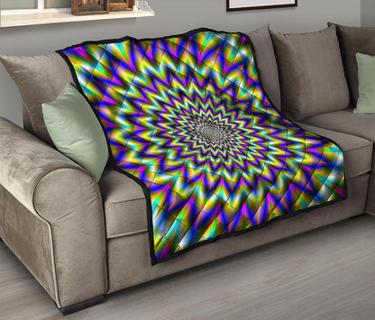 Twinkle Psychedelic Optical Illusion Quilt