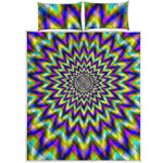 Twinkle Psychedelic Optical Illusion Quilt Bed Set