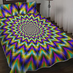 Twinkle Psychedelic Optical Illusion Quilt Bed Set