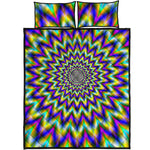 Twinkle Psychedelic Optical Illusion Quilt Bed Set