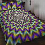 Twinkle Psychedelic Optical Illusion Quilt Bed Set