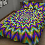 Twinkle Psychedelic Optical Illusion Quilt Bed Set