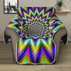 Twinkle Psychedelic Optical Illusion Recliner Protector