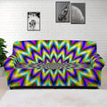 Twinkle Psychedelic Optical Illusion Sofa Cover