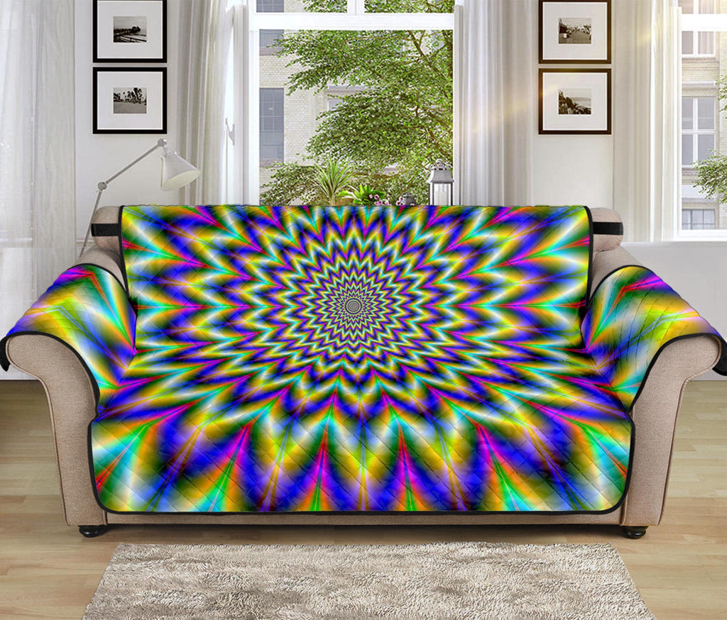 Twinkle Psychedelic Optical Illusion Sofa Protector