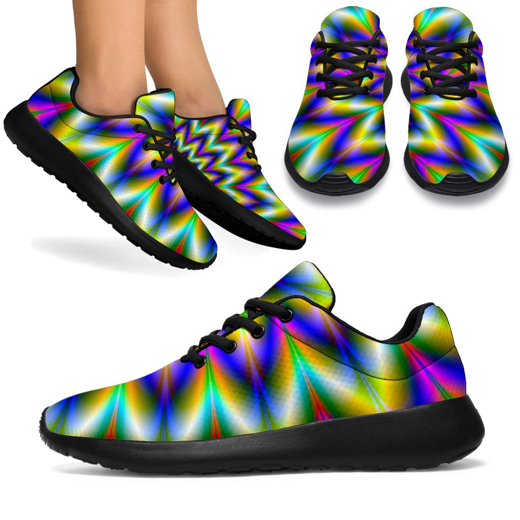 Twinkle Psychedelic Optical Illusion Sport Shoes GearFrost