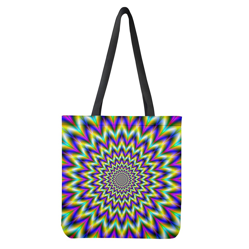 Twinkle Psychedelic Optical Illusion Tote Bag