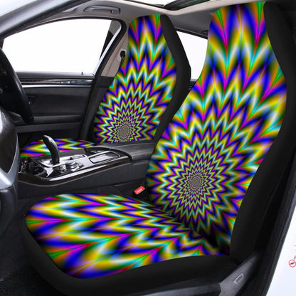Twinkle Psychedelic Optical Illusion Universal Fit Car Seat Covers